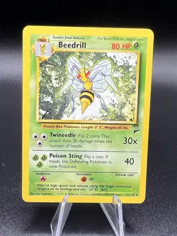 BEEDRILL - 21/130 - Base Set 2 - Rare - Pokemon Card - EXC / NEAR MINT AC23 - Image 1