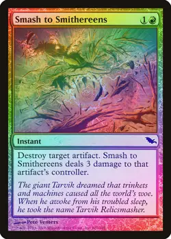 Smash to Smithereens FOIL Shadowmoor PLD Red Common MAGIC MTG CARD ABUGames - Image 1