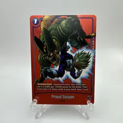 Dragon Ball Super Card Game Proud Saiyan FS07-12 Manga Event Pack Promo - Image 1