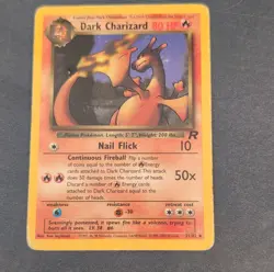 Pokemon Dark Charizard Team Rocket Rare English Pokemon TCG Card #21/82 2000 - Image 1
