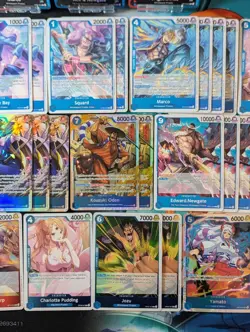 One Piece - Red/Blue ACE & Marco | Whitebeard Pirates Deck Cores (86 Cards) - Image 5