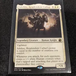 Adeline, Resplendent Cathar ~ Midnight Hunt NearMint NM Magic MTG 001/277 - Image 1