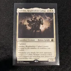 Adeline, Resplendent Cathar ~ Midnight Hunt NearMint NM Magic MTG 001/277 - Image 2