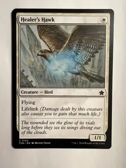 Healer's Hawk - 0142 - Foundations - Magic the Gathering (MTG) NM - Image 1