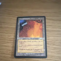 Magic The Gathering City of Traitors Land Rare Exodus LP open to counteroffers - Image 1