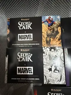 Magic The Gathering SPIDERMAN The Webslinger FOIL Bundle Secret Lair - Image 2