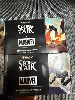 Magic The Gathering SPIDERMAN The Webslinger FOIL Bundle Secret Lair - Image 3