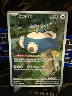 Snorlax SVP 051 Pokemon TCG Scarlet & Violet Black Star Promos Full Art 151 Holo - Image 1