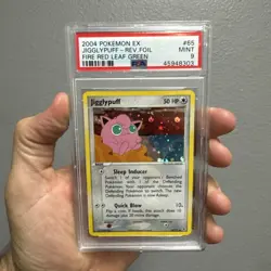 JIGGLYPUFF 2004 POKEMON FIRE RED & LEAF GREEN 65/112 GRADED PSA 9 MINT - Image 1
