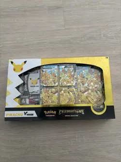 Pokemon Celebrations 25th Anniversary Pikachu V-union Premium Playmat Collection - Image 1