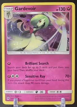 Pokemon TCG Gardevoir Lost Thunder 141/214 Holo Holo Rare - Image 1