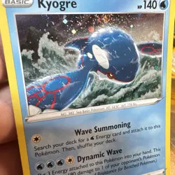 Swirl !!! Rayquaza SWSH029 Holo Sword & Shield Black Star Promo Kyogre Pokemon - Image 3