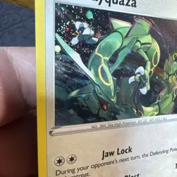 Swirl !!! Rayquaza SWSH029 Holo Sword & Shield Black Star Promo Kyogre Pokemon - Image 4