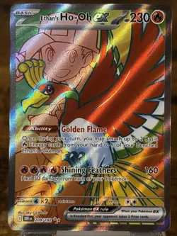 Pokemon TCG Ethan's Ho-Oh ex 209/182 Sv10 Destined Rivals - Image 1