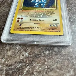 1999 Pokemon Game MACHAMP 1st EDITION Holo Rare MINT PSA 9 8/102 #8 - Image 5
