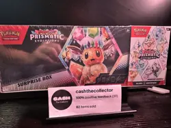 Pokemon Prismatic Evolutions Surprise Box & Booster Bundle Sealed - Image 1