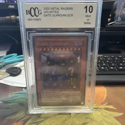 Gate Guardian Unlimited BCCG Becket Graded 10 Mint Secret Rare BGS MRD-000 - Image 1