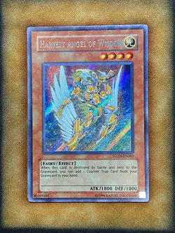 Yugioh Harvest Angel Of Wisdom STON-EN063 Secret Rare LP - Image 1