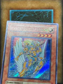 Yugioh Harvest Angel Of Wisdom STON-EN063 Secret Rare LP - Image 2