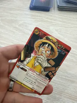 2011 Miracle Battle Carddass Promos #OP35 Monkey D. Luffy - Image 1