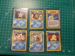 Pokemon card bundle Misty Gym Challenge lot (6 card set) - Image 1