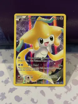 Pokemon TCG Jirachi XY112 Black Star Promo Holo Card Full Art Near Mint - Image 1