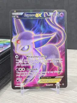 Pokemon Card TCG Espeon EX Holo Full Art Ultra Rare Card 117/122 XY Breakpoint - Image 3