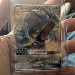 Pokemon Card TCG Gyarados GX SM212 Sun & Moon Promos Black Star Promo Holo - Image 1