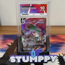 ACE 10 RAYQUAZA VMAX TG20/TG30 | Full Art Graded Pokemon Card - Image 1