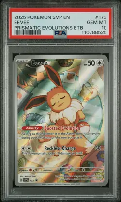 Eevee 173 Sv: Scarlet & Violet Promo Cards Holo PSA 10 - Image 1