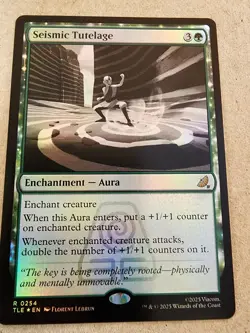 Seismic Tutelage - #254 Foil - Avatar: The Last Airbender: Eternal-Legal - Mtg - Image 1