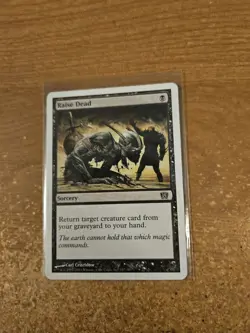 MAGIC THE GATHERING 8TH EDITION RAISE DEAD LIGHTLY PLAYED - Image 1