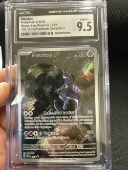 Pokemon TCG Mewtwo SVP 052 Scarlet Violet 151 Black Star Promo CGC 9.5 - Image 2