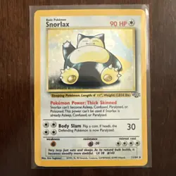 Pokemon TCG Snorlax 11/64 Jungle Unlimited Holo Rare LP/ MP WOTC - Image 1