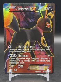 Umbreon EX Full Art 119/124 XY Fates Collide Pokemon English MP - Image 1