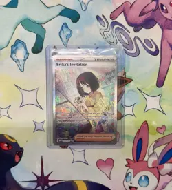 2023 Pokemon Erika's Invitation 203/165 151 Special Illustration Trainer NM-MINT - Image 1