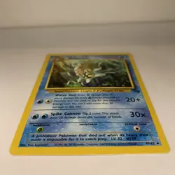 Pokemon TCG Omastar Fossil 40/62 Regular MP - Image 3