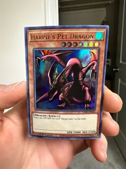 Yugioh Harpie's Pet Dragon LDS2-EN066 Ultra Rare 1st Ed Purple Ultra NM - Image 1
