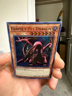 Yugioh Harpie's Pet Dragon LDS2-EN066 Ultra Rare 1st Ed Purple Ultra NM - Image 3