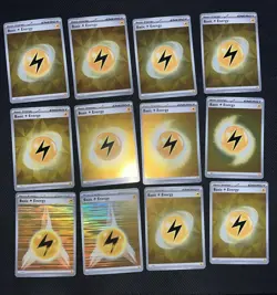 Pokemon TCG: 111 Card Holographic Energy Lot - various energy types - Image 5