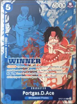 Portgas.D.Ace (Winner Pack 2024 Oct.-Dec.) One Piece Promotion Cards English NM - Image 1