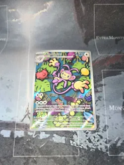 Ambipom 107/094 Me02: Phantasmal Flames Illustration Rare Holo Pokemon Card Nm - Image 1