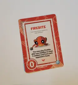 Doomlings Firebite 108/173 Overlush OVL 2023 Traits Card Red TCG Unusual - Image 1