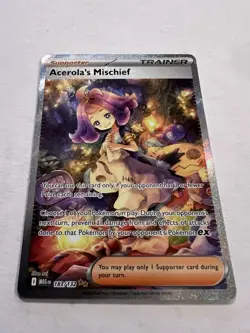 Acerola's Mischief Special Illustration Rare Pokemon Card MEG 183/132 - Image 2