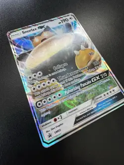 Snorlax GX SM05 Black Star Promo Sun & Moon Pokemon TCG Card 2016 MP - Image 3