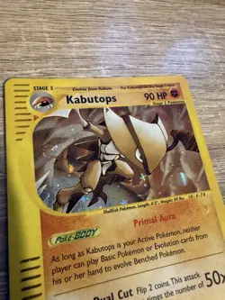 Kabutops H13/H32 Skyridge Holo 2003 e-Reader Pokemon Card LP Rare - Image 2