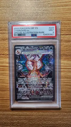 Pokemon Charizard ex 223/197 SV03 Obsidian Flames SAR Holo English PSA 9 - Image 1
