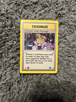 2000 Pokemon Team Rocket 1st Edition Imposter Oak's Revenge Uncommon #76 NMMT-MT - Image 1