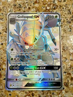 GOLISOPOD 2019 POKEMON SM HIDDEN FATES GX SHINY VAULT RARE #SV48/SV94 - Image 1