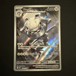 Pokemon TCG Steelix 150/132 Illustration Rare - Mega Evolution NM - Image 1